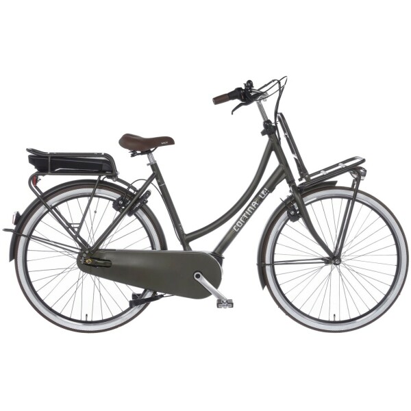 Cortina E-U4 Transport INCL. 500WH Elegance Green Matt Dames