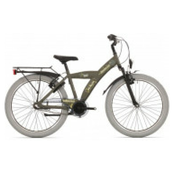 Bike Fun Camouflage Dark Green Mat Jongens