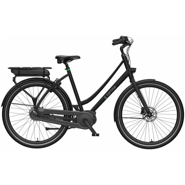 Cortina Fiets E-Tide L53 Zwart Dames
