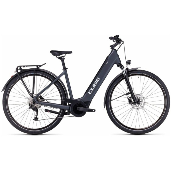 Cube TOURING HYBRID ONE 500 Grey/white Lageinstap - Afbeelding 3