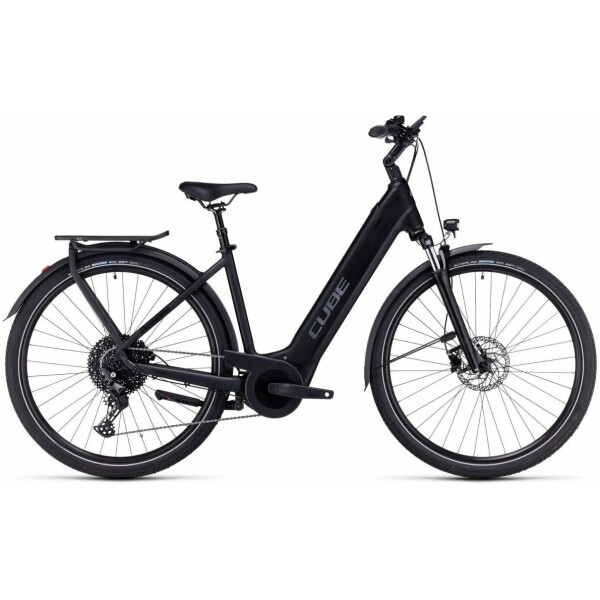 Cube TOURING HYBRID PRO 625 Black/metal Dames - Afbeelding 3