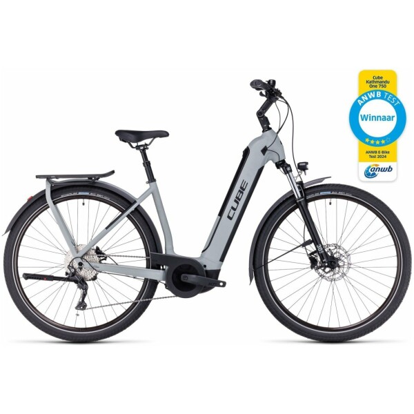Cube KATHMANDU HYBRID ONE 750 Swampgrey/black Lageinstap