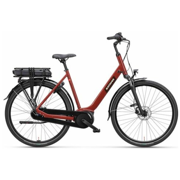 Batavus Altura E-Go Plus N7 Rood Bruin Glans Dames