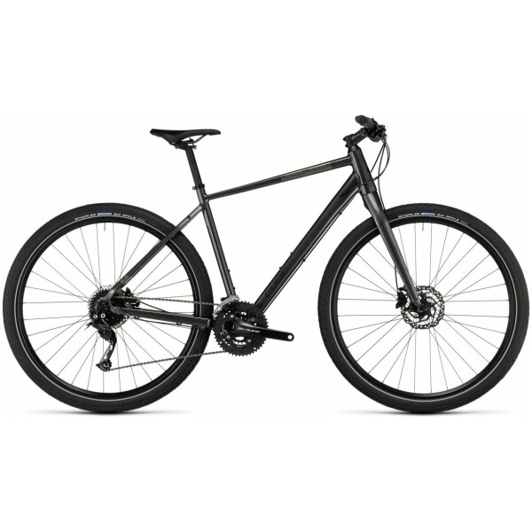 Cube HYDE Metalgrey/black Heren