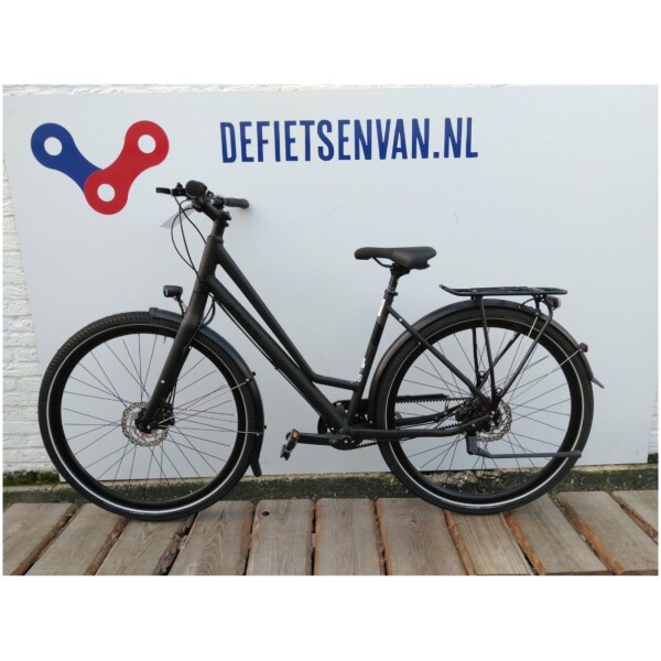 Bergamont BGM Bike Vitess N8 Belt Amsterdam Black Mat Dames - Afbeelding 5