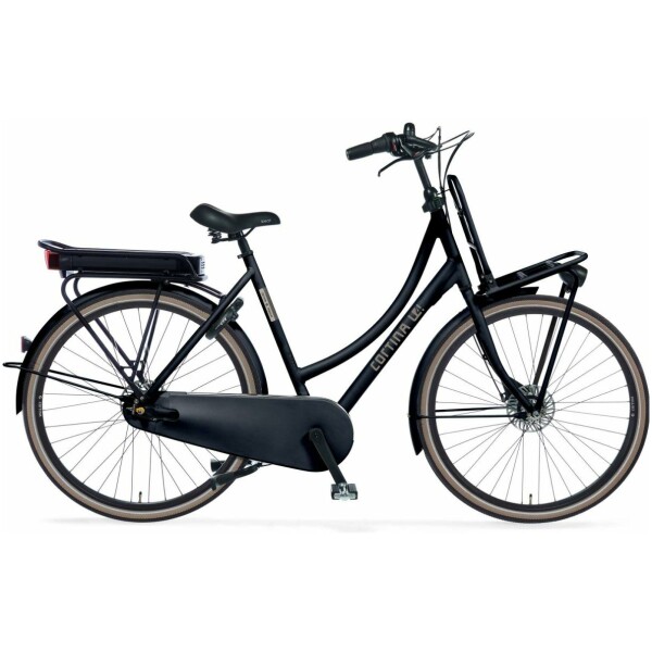 Cortina Fiets E-U4 Jet Black Matt Dames