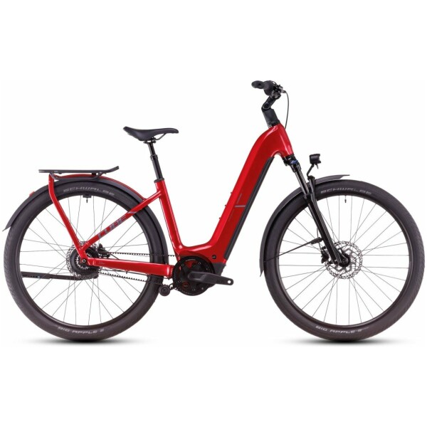 Cube KATHMANDU HYBRID COMFORT PRO Electricred/red Lageinstap