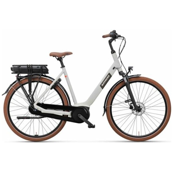 Batavus Altura E-Go N7 Lichtgrijs Mat LAGEINSTAP - Afbeelding 5