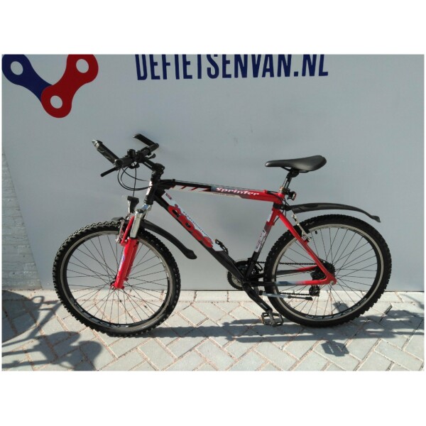 Cross Sprinter Rood/zwart Dames - Afbeelding 5