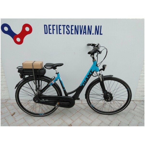 Giant Ease-E+ Antraciet/blauw Dames