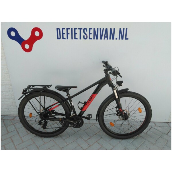 Cube Aim Road Black Mat/Red Heren