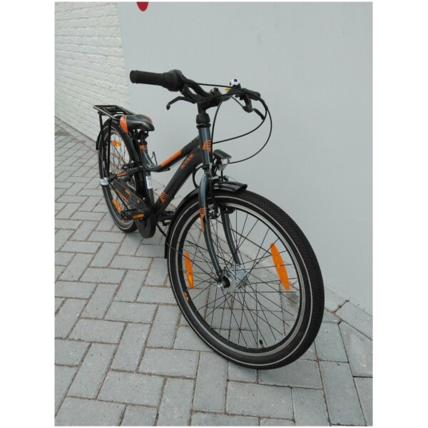 Scool Urban steel ltd 3-Speed Antraciet/oranje Jongens - Afbeelding 3