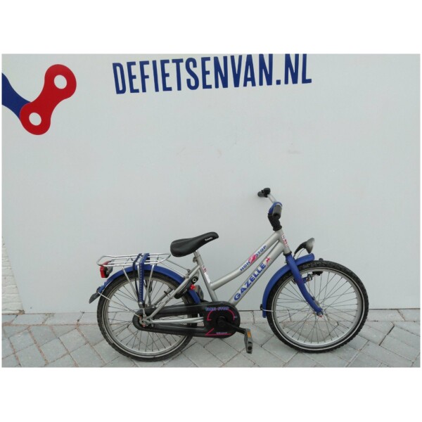 Gazelle non stop Blauw/zilver 20 Jongens