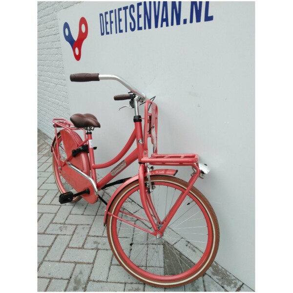 Popal Transportfiets Roze Glans Meisjes - Afbeelding 3