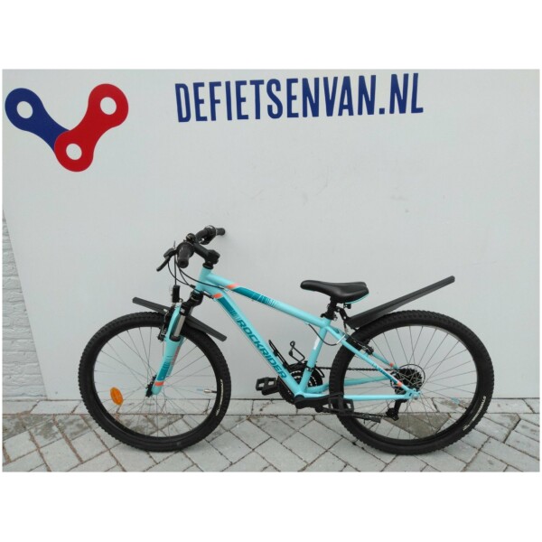 Rockrider ST500 MTB Licht Blauw Jongens - Afbeelding 5