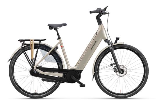 Batavus Finez E-Go Power N8 Champagne Goud Lageinstap - Afbeelding 3