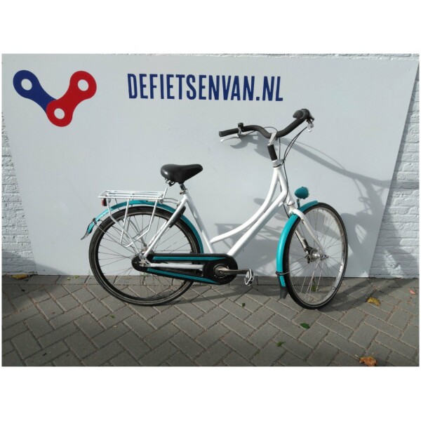 Gazelle lady life Wit/groen Dames