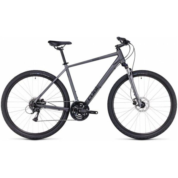 Cube HYDE Metalgrey/black Heren